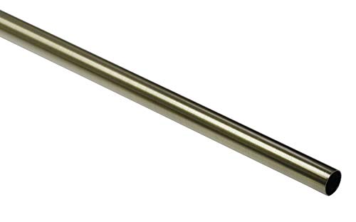 Gardinia Memhis Curtain Pole Diameter 16 mm Antique Brass 120 cm