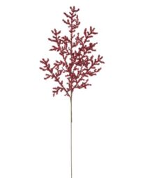 WeRChristmas Red Beaded Crystal Christmas Tree Spray, 76cm Decorative Pick