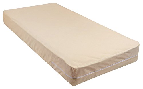 Excellent 100% Cotton Fleetwood Mattress Cover, Cot Size 30 x 75, Zips around the mattress