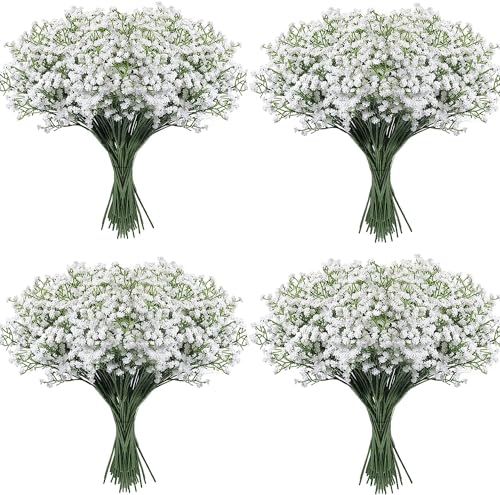 LYLYFAN Babys Breath Artificial Flowers, 30 Pcs Gypsophila Real Touch Flowers for Wedding Party Home Garden Decoration