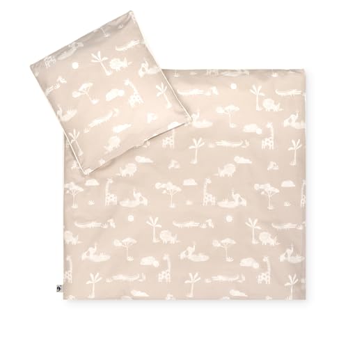 Julius Zöllner Bedding, Cotton, Jungle Dream, Gr. 80x80 + 35x40 cm