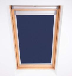 Bloc Skylight Blind for Velux Roof Windows Blockout, Navy, 104, 39W x 76H cm