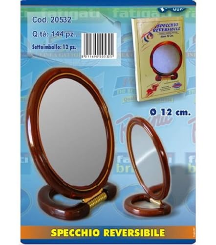 FATIGATI SRL Reversible Mirror 11X14,5 cm 20536, As shown in the photo