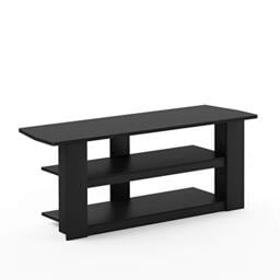 Furinno Parsons Entertainment Center, TV Unit, TV Stand for TV Up to 50 Inch, Black