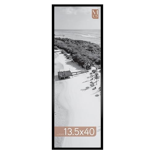 MCS Gallery Foundaion13.5x40 Poster Frame Black, Vertical & Horizontal Wall Hanging Large Picture Frame for Photos, Posters & Art Prints (1-Pack)