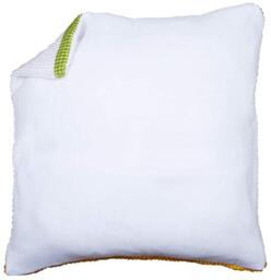 Vervaco Cushion Back Without Zip – White, 45 x 45, Cotton, Multicoloured, 45 x 45 x 0.3 cm