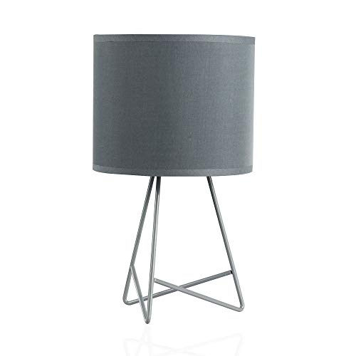 Pauleen 48000 Shiny Star Table luminaire max. 20W for E14 Lamps Bedside Table lamp Grey 230V Metal/Fabric Without lamp