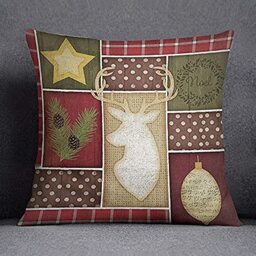 Bonamaison Decorative Cushion Cover, Cotton Polyester, Multicolor, 45X45