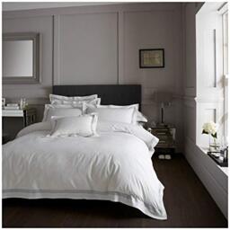 Gaveno Cavailia Hotel Collection King Duvet Set Devore White/Charcoal, Luxury Elegant Bedding, 3 Piece Cotton Blend Bedlinen, Easy Care DuvetCover Bedset, 1 Quilt Cover and 2 Pillow Cases, 270348