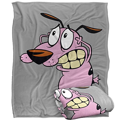 Courage The Cowardly Dog Season 1 Cover Silky Touch Super Soft Throw Blanket 152 X 127 Cm