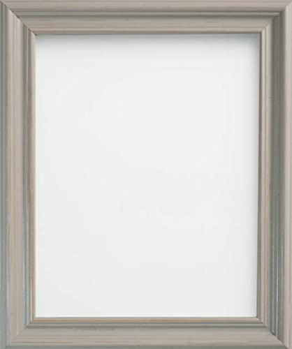Frame Company Campbell Rustic Grey A2 Photo Frame, Perspex - Fits a A2 image, Frame size A2, Overall approx 25.8x18.9, Perspex Front