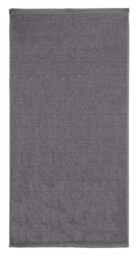 Kleine Wolke Via Bath Towel Slate Material: 100% Cotton Size: 70 x 140 cm