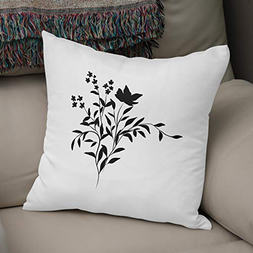 Bonamaison, Decorative Cushion Cover - 50% Cotton 50% Polyester - 43x43cm - Designed and Manufactured in Turkey