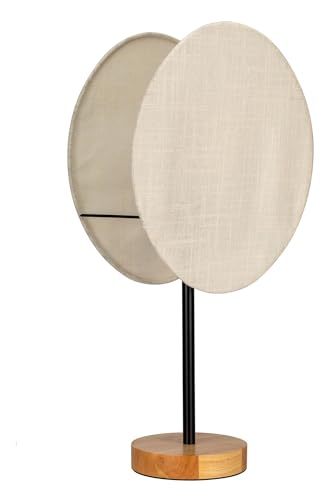 Paulmann Pauleen 48297 Table Light Boho Darling E27 max. 20W Beige Metal, Fabric, Wood Bedside Light