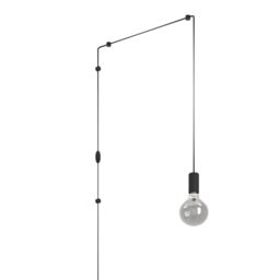 Eglo Plug in Pendant Light Pinetina, Light Cord with Switch