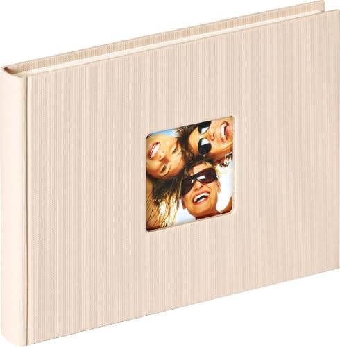 walther Design Photo Album Sand 22 x 16 cm with Cover Punching, Fun FA-207-C