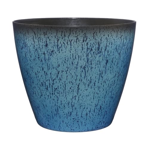 Classic Home & Garden Planter, Resin, Indigo, 8 Inches