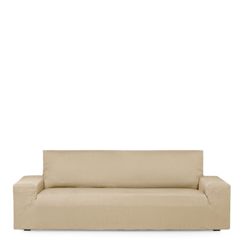Eysa Luz Elastic Sofa Cover 3 Seater Beige