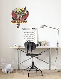 Komar Marvel Wall Tattoo Falcon Comic Classic – 50 x 70 cm (Width x Height) – 1 Piece – Decorative Sticker, Wall Sticker, Wall Decoration, Children's Room – 14089h