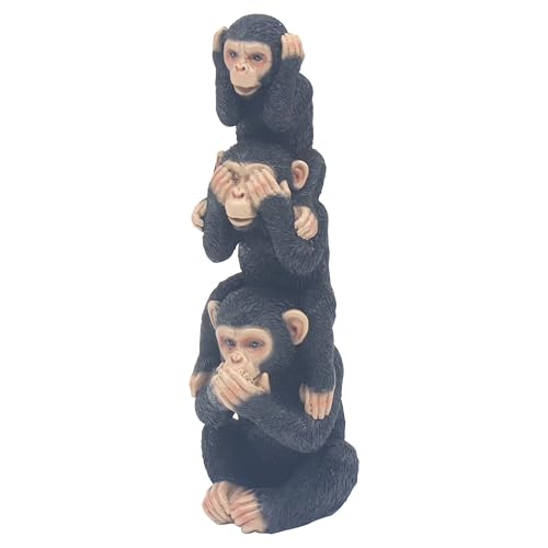 Lesser & Pavey Cheeky Monkeys 3 Wise Home Decor Figurine - Trio Character Design, Playful Theme, Tabletop Accent, Collectible Style, Ideal for Home Decor, Gift Ready