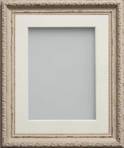Frame Company Brompton Range Shabby Chic Picture Photo Frame With Ivory Mount * Choice of Sizes*