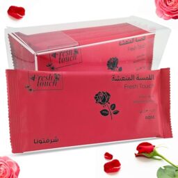 G4GADGET Luxury Disposable Refreshing Towel Wipes 6 Pack - Rose Scent - 25cm x 25cm Towels for Hands & Face - Hot & Cold Use - Ideal for Travel, Restaurants, Hotels, Camping, Festivals & Takeaways
