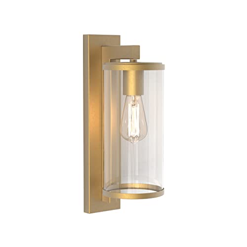 Astro Pimlico 400 Outdoor Wall Light (Antique Brass), E27/ES Lamp, Designed in Britain - 1413003-3 Years Guarantee