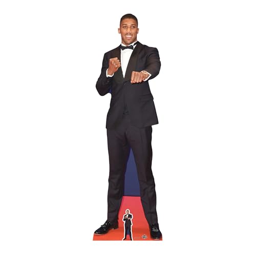 Star Cutouts CS736 Anthony Joshua Cardboard Cutout with Mini - Free Standing, Quick Set Up, Boxing parties and fan gifts