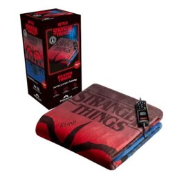 Dreamland Stranger Things Electric Blanket – Heated Throw – Luxury 100% Acrylic, 5-minute Fast heat up, 6 Temperature Settings, 1/3/9-hour auto timer, Electric Throw, Machine Washable, 160x120cm