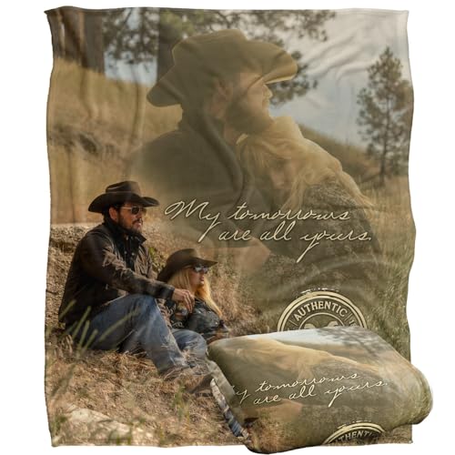 Yellowstone Beth And Rip My Tomorrows Silky Touch Super Soft Throw Blanket 152 X 127 Cm, White