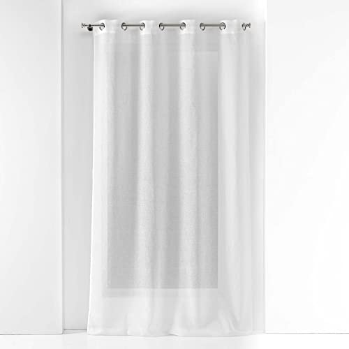 Douceur d'Intérieur, Malina Woven Eyelet Curtain 140 x 240 cm