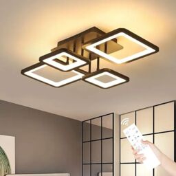 Comely Modern LED Ceiling Light Dimmable, 54W Flush Mount Ceiling Lights