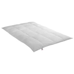Irisette Nora Warm Winter Down Duvet 100% Cotton 100% Down with Storage Bag 155 x 220 cm White Öko-Tex Certified Produced according to German Quality Standard