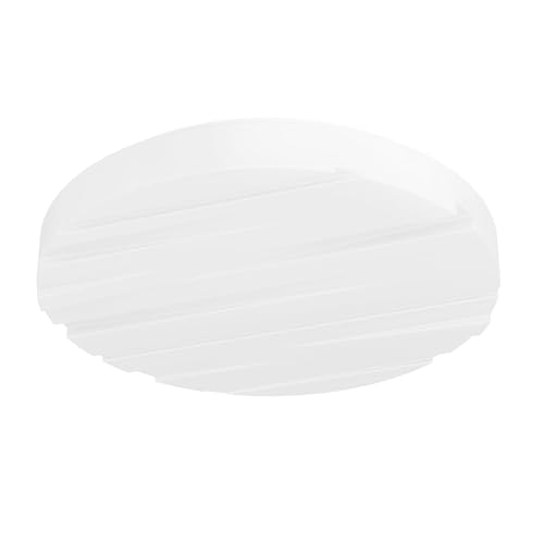 Eglo LED Ceiling spot Ferentino, Round Ceiling Light Fitting with Decor, Kitchen and Hallway lamp Made of White Plastic and Metal, Warm White Lighting, Ø 11 in
