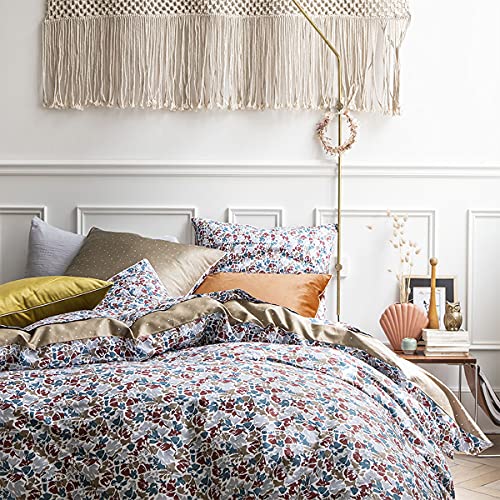 Percale Cotton Duvet Cover 140 x 220 cm Pebbles Illusion