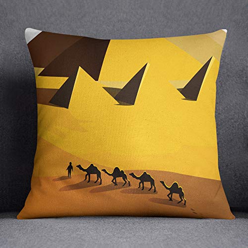 Questo Casa Decorative Cushion Cover, Cushion Cover, Home Decoration, for Sofa, Coffee, Size: 45 x 45 cm – Designed and Made in Türkiye