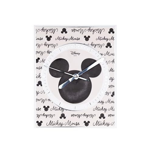 VALENTI & CO. Wall or Standing Clock, Mickey and Minnie Mouse, 20x25 cm