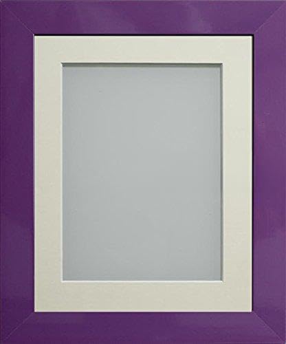 Frame Company Candy Range Purple Picture Photo Frames with Mount *Choice of Colours*