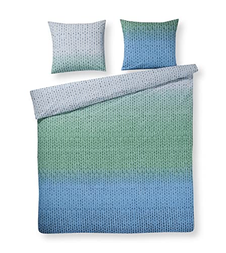 daydream Ricardo Duvet Covers Green, Cotton, 240 x 200/220 cm