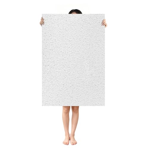 Shower Mat Non Slip: 35.4 x 23.6 Inch Extra Large Shower Mats for Inside Shower with Drain Hole - Soft PVC Loofah Anti Slip Shower Stall Mat for Walk-in Shower and Bathroom, Quick Drying