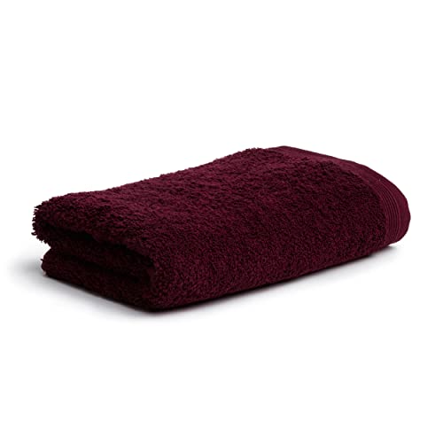 möve Superwuschel hand towel 60 x 110 cm made of 100% cotton, burgundy