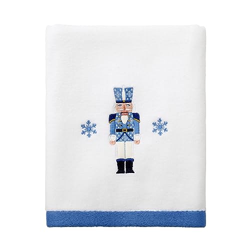 Avanti Linens - Hand Towel, Soft & Absorbent Cotton, Holiday Home Decor (Nutcracker Trellis Collection)