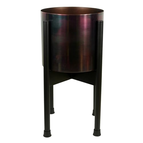 Leaf Metal Planter