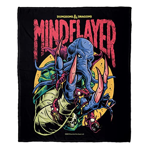 "Northwest Dungeons & Dragons Silk Touch Throw Blanket, 50"" x 60"", Mindflayer"