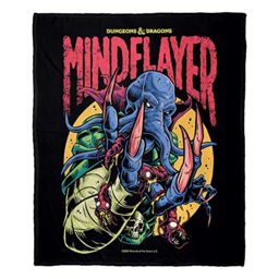"Northwest Dungeons & Dragons Silk Touch Throw Blanket, 50"" x 60"", Mindflayer"