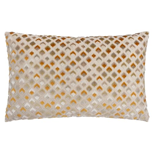 Paoletti Lexington Velvet Jacquard Polyester Filled Cushion