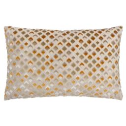 Paoletti Lexington Velvet Jacquard Polyester Filled Cushion