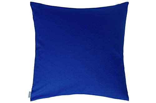 Homing Decorative Cushion Cover Blue Plain (1 Piece) 50 x 50 cm