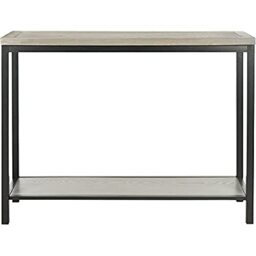 SAFAVIEH Narrow Wooden Console Table, in Ash Grey, 35 X 105 X 80