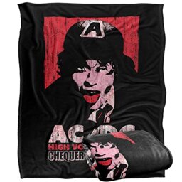 Acdc High Voltage Live 1975 Silky Touch Super Soft Throw Blanket 152 X 127 Cm